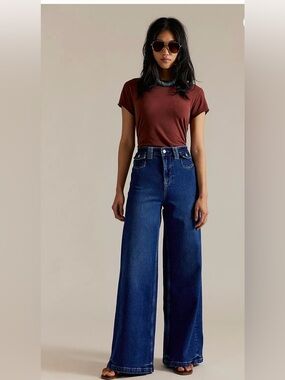 We The Free Kellee High-Rise Palazzo Jeans size 31